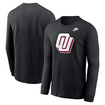 Men's Nike Black Oklahoma Sooners Alternate Logo Long Sleeve T-Shirt