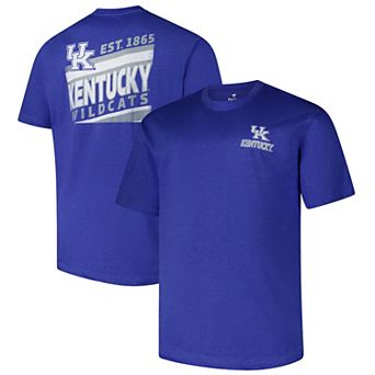 Men's Fanatics Royal Kentucky Wildcats Ideal Faded Big & Tall T-Shirt
