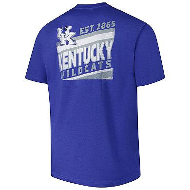 Men's Fanatics Royal Kentucky Wildcats Big & Tall Ideal Faded T-Shirt