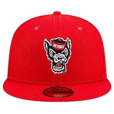 Men's New Era Red NC State Wolfpack 59FIFTY Fitted Hat