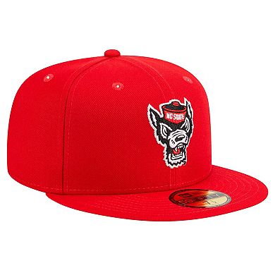 Men's New Era Red NC State Wolfpack 59FIFTY Fitted Hat