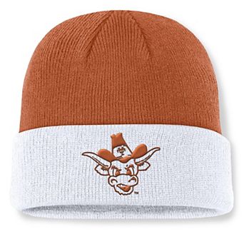 Men's Nike Texas Orange/White Texas Longhorns Legacy Terra Cuffed Knit Hat