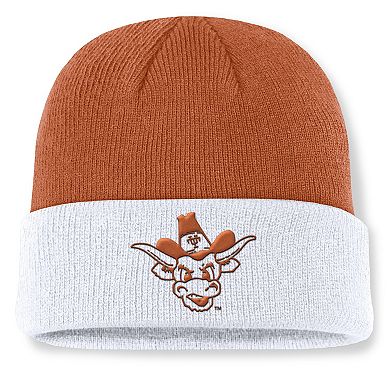 Men's Nike Texas Orange/White Texas Longhorns Legacy Terra Cuffed Knit Hat