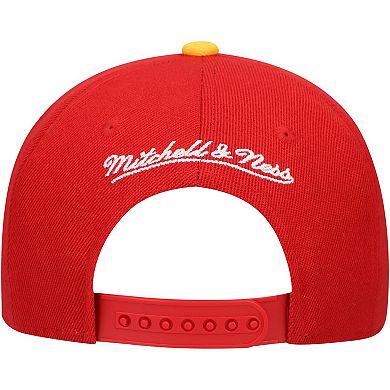 Youth Mitchell & Ness Red Kansas City Chiefs Team Two-Tone Snapback Hat