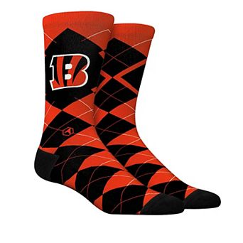 Unisex Rock Em Socks Cincinnati Bengals Argyle Knitted Dress Socks