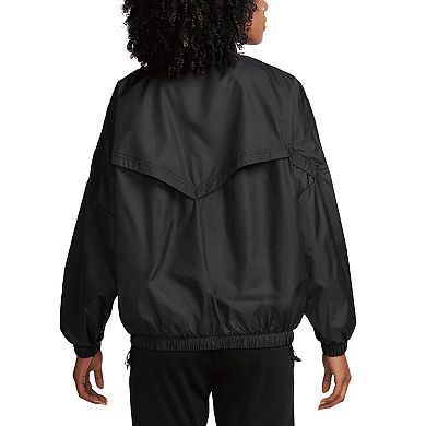 Women's Nike Black Paris Saint-Germain Essential Windrunner Full-Zip Jacket