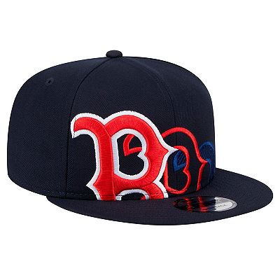 Men s New Era Navy Boston Red Sox Team Shadow 9FIFTY Snapback Hat