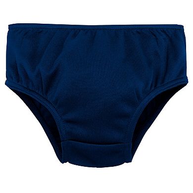 Girls Toddler Navy Michigan Wolverines Cheer Captain Dress & Bloomers Two-Piece Set