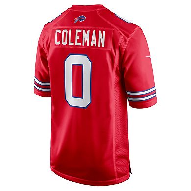 Men's Nike Keon Coleman Red Buffalo Bills Alternate Game Jersey
