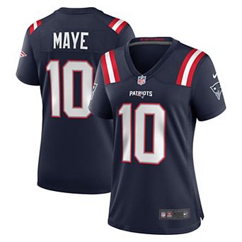 Women's Nike Drake Maye Navy New England Patriots Player Game Jersey