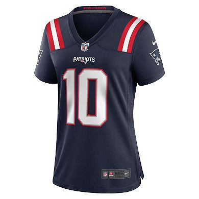 Women's Nike Drake Maye Navy New England Patriots Player Game Jersey