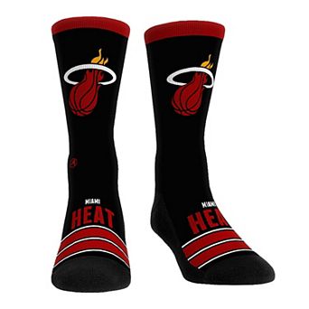 Unisex Rock Em Socks Miami Heat Gametime Stripe Crew Socks