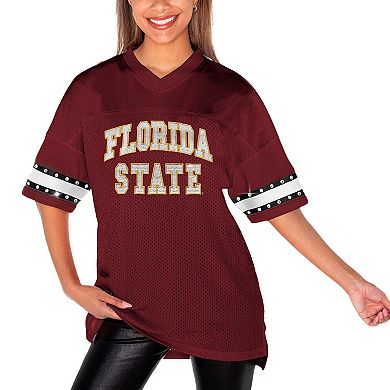 Women's Gameday Couture Garnet Florida State Seminoles Until Kickoff Rhinestone Fashion T-Shirt