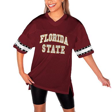 Women's Gameday Couture Garnet Florida State Seminoles Until Kickoff Rhinestone Fashion T-Shirt
