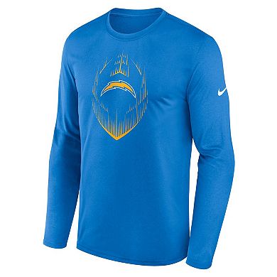 Men's Nike Powder Blue Los Angeles Chargers Legend Icon Long Sleeve T-Shirt
