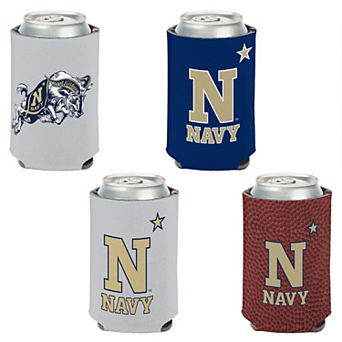 WinCraft Navy Midshipmen 4-Pack 12oz. Can Cooler Set