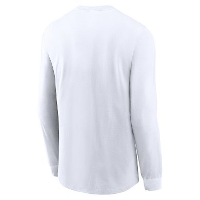 Men's Nike White Oklahoma Sooners Alternate Logo Long Sleeve T-Shirt