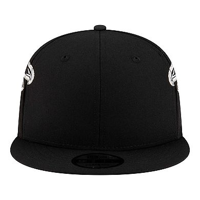 Men's New Era Black Atlanta Falcons Helmet 9FIFTY Snapback Hat