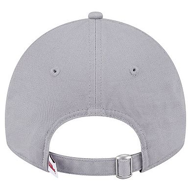Women's New Era Gray Ole Miss Rebels Logo 9TWENTY Adjustable Hat