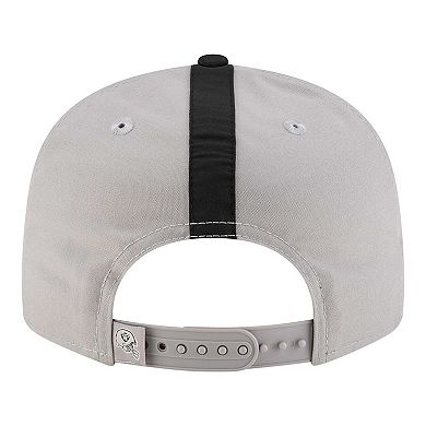 Men's New Era Gray Las Vegas Raiders Helmet 9FIFTY Snapback Hat