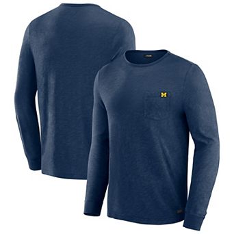 Men's J. Palmer Navy Michigan Wolverines In-The-Pocket Long Sleeve T-Shirt