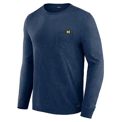 Men's J. Palmer Navy Michigan Wolverines In-The-Pocket Long Sleeve T-Shirt