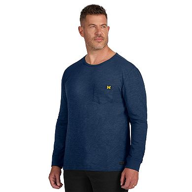 Men's J. Palmer Navy Michigan Wolverines In-The-Pocket Long Sleeve T-Shirt