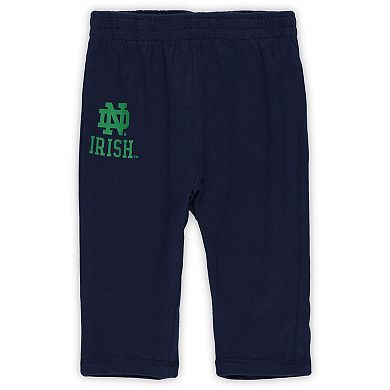 Newborn & Infant Notre Dame Fighting Irish Double Up Long Sleeve Bodysuit & Pant Set