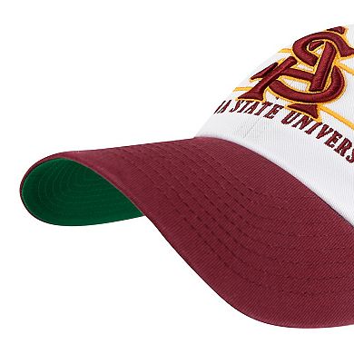 Men's '47 White Arizona State Sun Devils Gridiron Clean Up Adjustable Hat