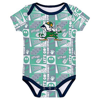 Infant Notre Dame Fighting Irish Sunday Comics 3-Pack Bodysuit Set