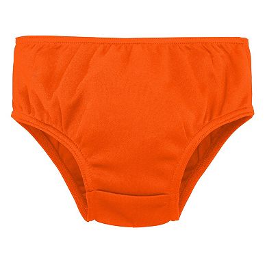 Girls Preschool Orange Clemson Tigers Two-Piece Cheer Captain Jumper Dress & Bloomers Set