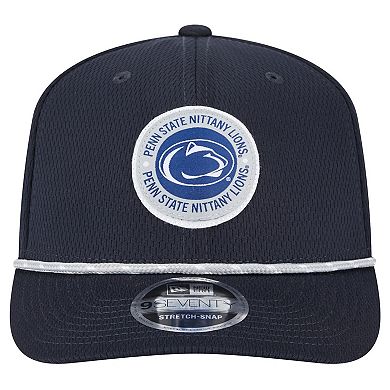 Men's New Era Navy Penn State Nittany Lions COOLERA 9SEVENTY Rope Stretch-Snap Hat