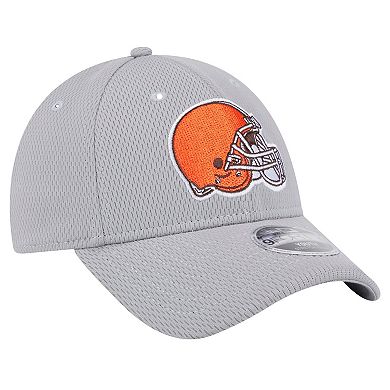 Youth New Era Gray Cleveland Browns Main 9FORTY Adjustable Hat
