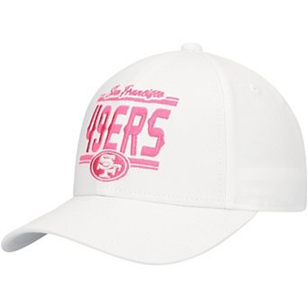 Girls Youth San Francisco 49ers All White Structured Adjustable��Hat