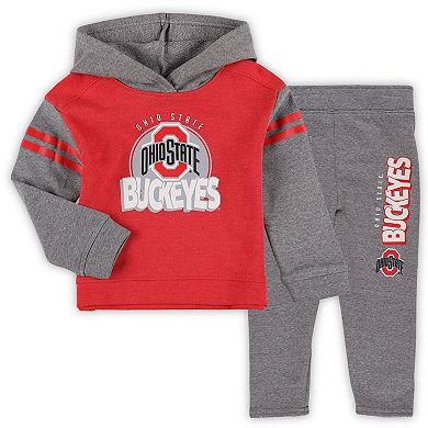 Girls Toddler Ohio State Buckeyes Clubhouse Pullover Hoodie and Legging Set