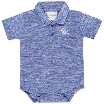 Newborn & Infant Two Feet Ahead Royal Kentucky Wildcats Space-Dye Golf Polo Bodysuit