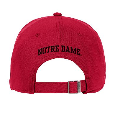 Men's Under Armour Red Notre Dame Fighting Irish Signal Caller Blitzing Adjustable Hat