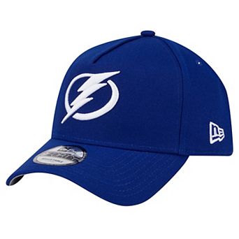 Men's New Era Blue Tampa Bay Lightning Core A-Frame 9FORTY Adjustable Hat