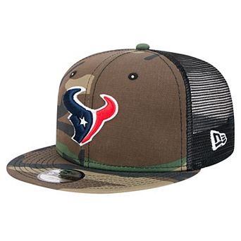Youth New Era Camo Houston Texans Main Trucker 9FIFTY Snapback Hat
