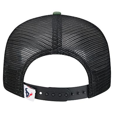 Youth New Era Camo Houston Texans Main Trucker 9FIFTY Snapback Hat