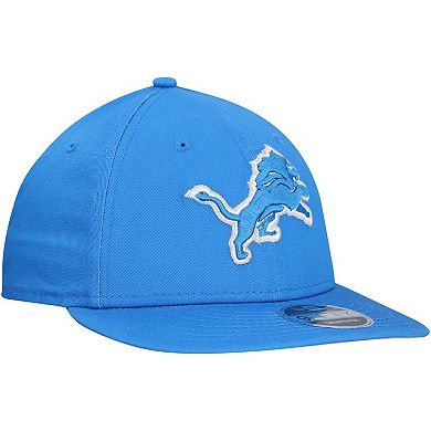Men's New Era Blue Detroit Lions Main Low Profile 9FIFTY Snapback Hat