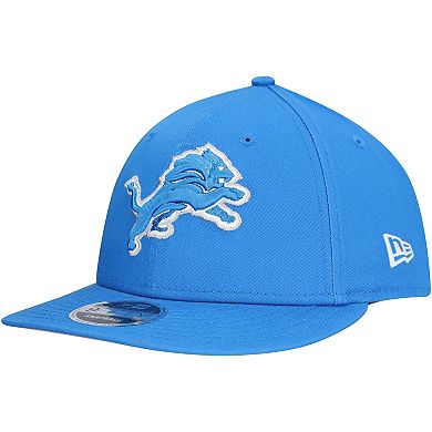 Men's New Era Blue Detroit Lions Main Low Profile 9FIFTY Snapback Hat