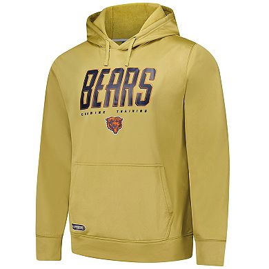 Men's Gold Chicago Bears Top Ranked Pullover Hoodie