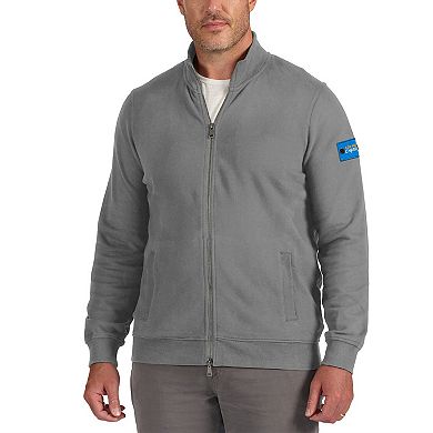 Men's J. Palmer Graphite Los Angeles Chargers QB1 Full-Zip Sweatshirt