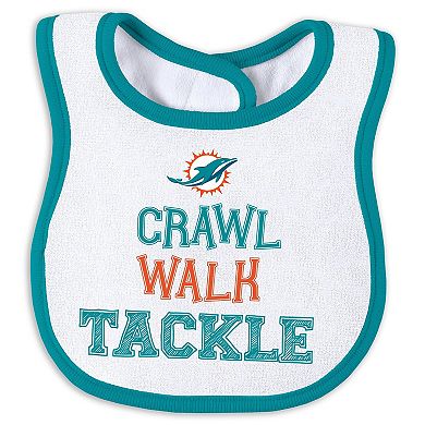 Newborn & Infant WEAR by Erin Andrews Miami Dolphins Sleep & Play Set