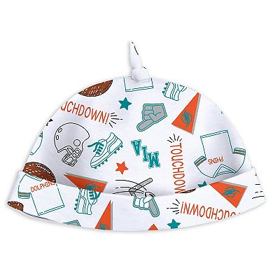 Newborn & Infant WEAR by Erin Andrews Miami Dolphins Sleep & Play Set