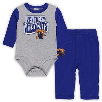 Newborn & Infant Kentucky Wildcats Double Up Long Sleeve Bodysuit & Pant Set