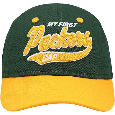Infant Green/Gold Green Bay Packers My First Tail Sweep Slouch Flex��Hat
