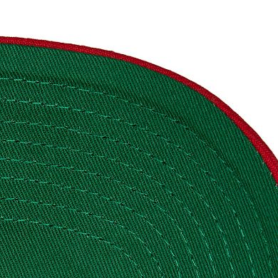 Men's Mitchell & Ness Red Calgary Flames Core Team Ground Pro Adjustable Hat