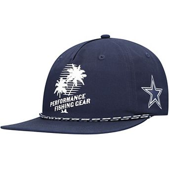 Men's Columbia Navy Dallas Cowboys PHG Back Tack Adjustable Hat